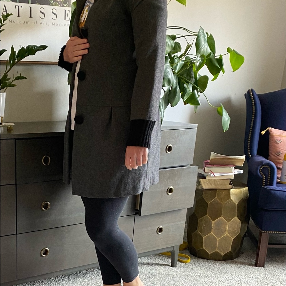 Lux Anthropologie wool coat Medium